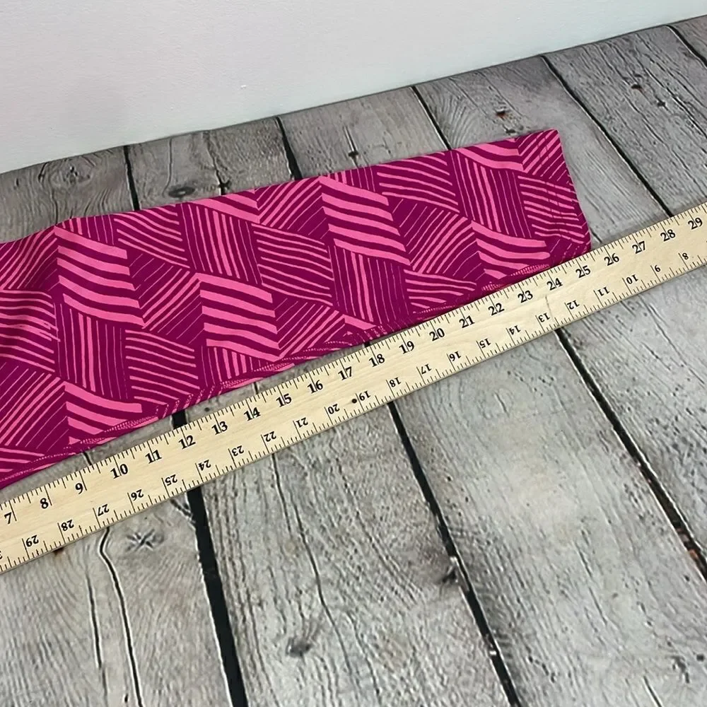 Lands’ End Pull on Long Leggings Bright Pink size L